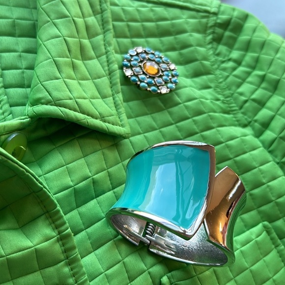 harve bernard sz 14p St Patrick’s day jacket, scarf, brooch and cuff all bundled - Picture 7 of 17